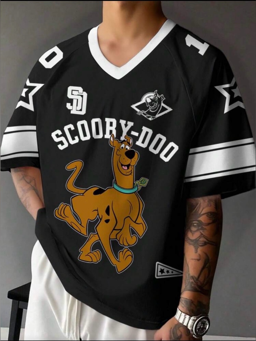 Men’s Oversized Scooby Doo Jersey Brand New Without Tags